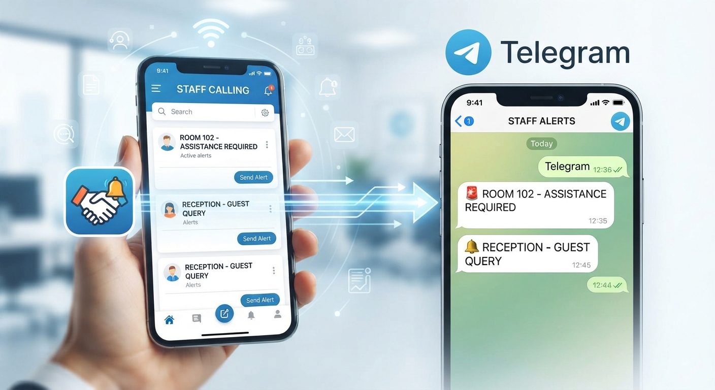 QR Code Calling telegram